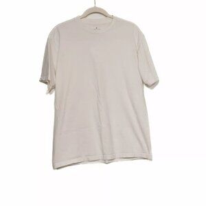 Inner Harbor Mens White T-Shirt Short Sleeve Crew Neck Solid Pullover Size L